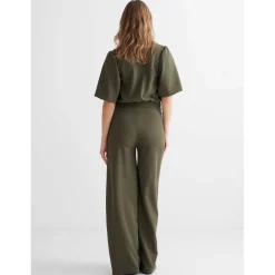 Broeken*Prénatal zwangerschapsbroek lang effen groen Dark Leaf Green