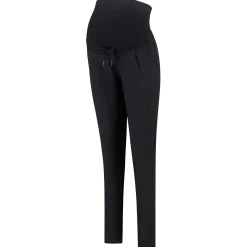 Basics|Broeken*Prénatal zwangerschapsbroek lang effen zwart Black