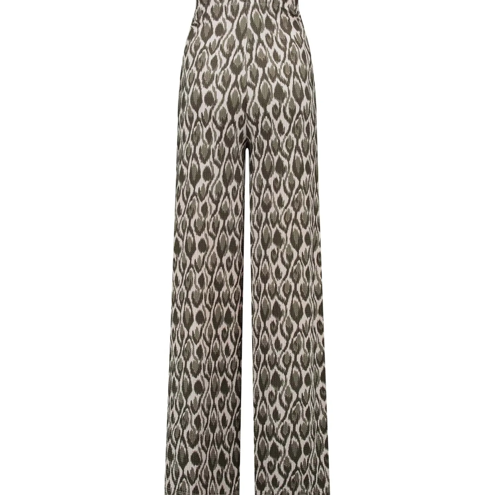 Broeken*Prénatal zwangerschapsbroek lang all over print beige Almond