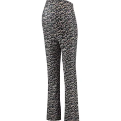 Broeken*Prénatal zwangerschapsbroek lang all over print zwart Black