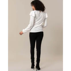 Broeken|Basics*Prénatal zwangerschapsbroek lang zwart Black
