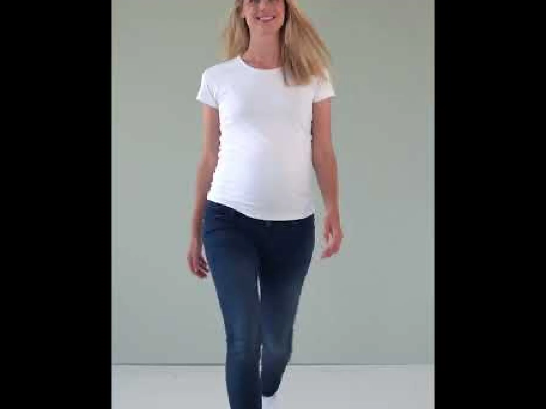 Basics|Jeans*Prénatal zwangerschapsjeans lang blauw Dark Blue Denim