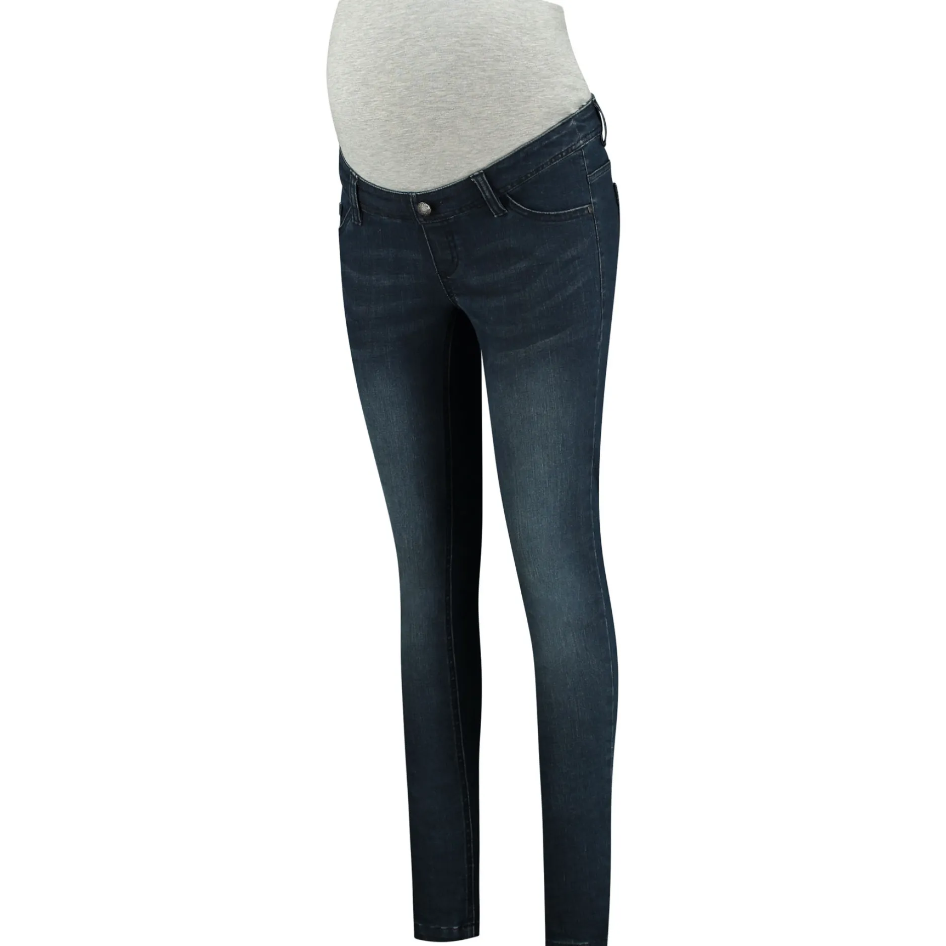 Basics|Jeans*Prénatal zwangerschapsjeans lang blauw Dark Blue Denim