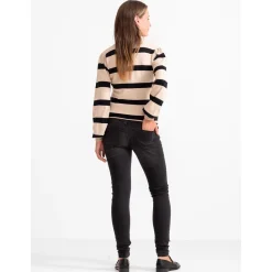 Basics|Jeans*Prénatal zwangerschapsjeans lang effen zwart Black Denim