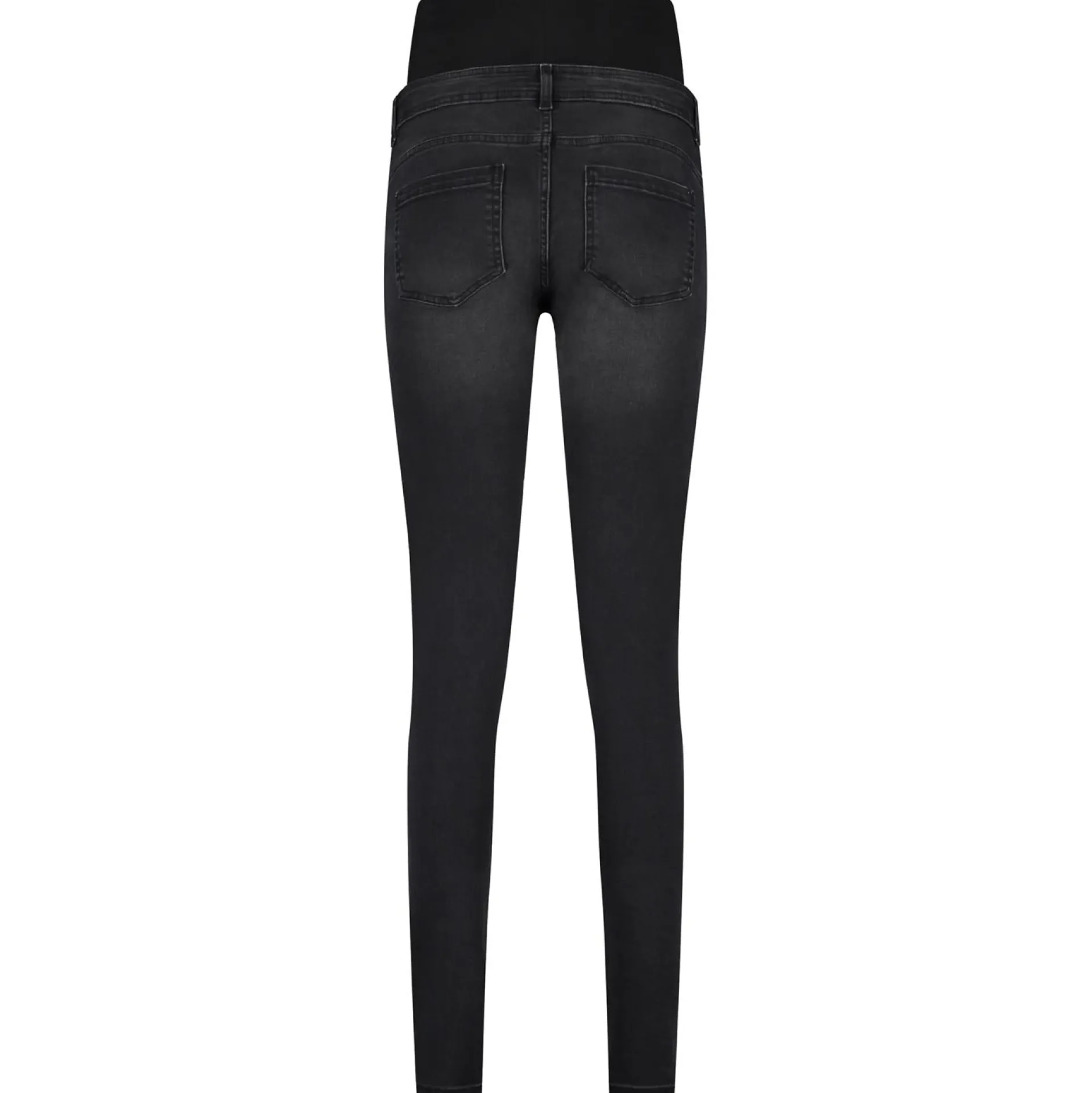 Basics|Jeans*Prénatal zwangerschapsjeans lang effen zwart Black Denim