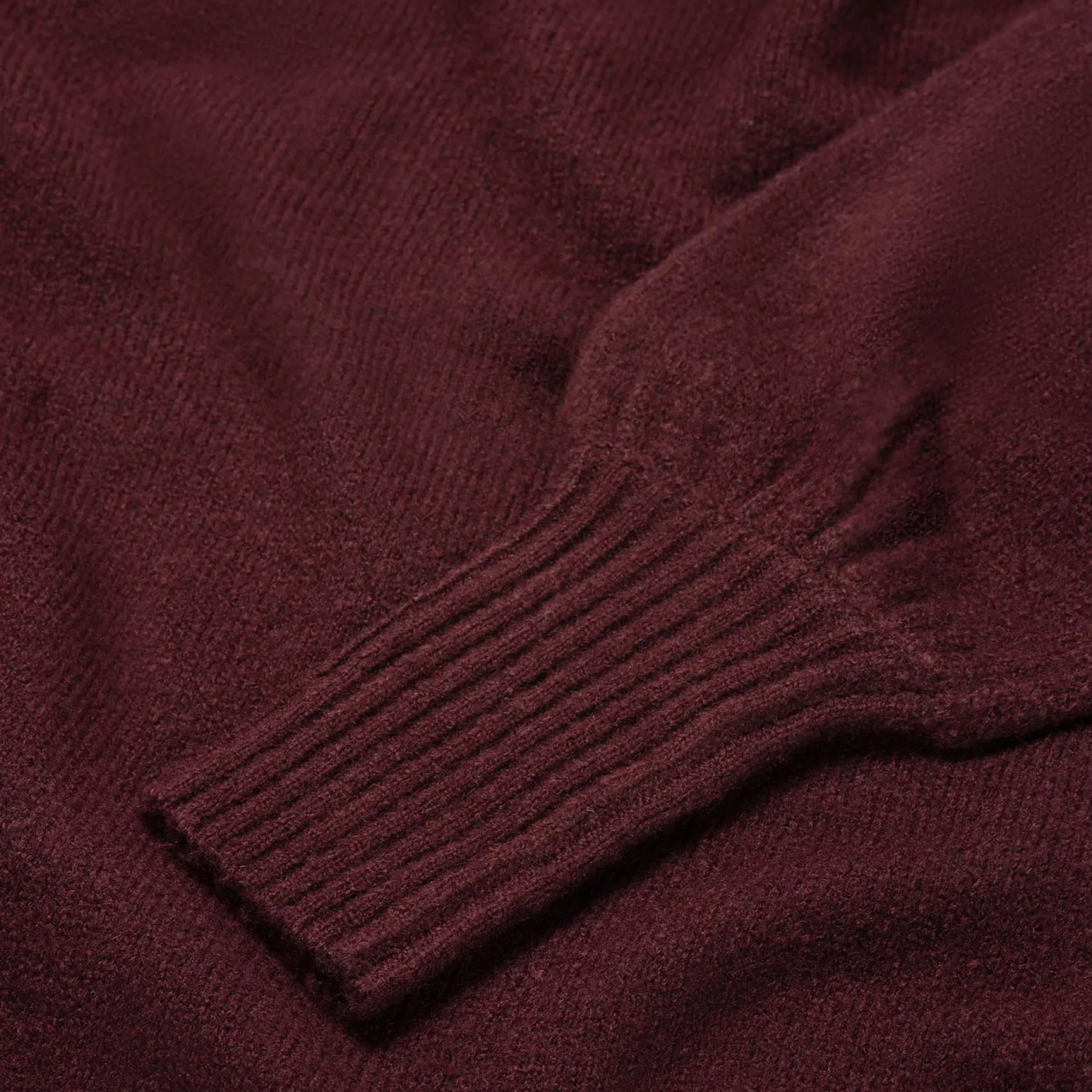 Jurken & Rokken*Prénatal zwangerschapsjurk lange mouwen effen rood Mid Red Melange