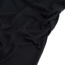 Basics|Jurken & Rokken*Prénatal zwangerschapsrok rib knielengte effen zwart Black