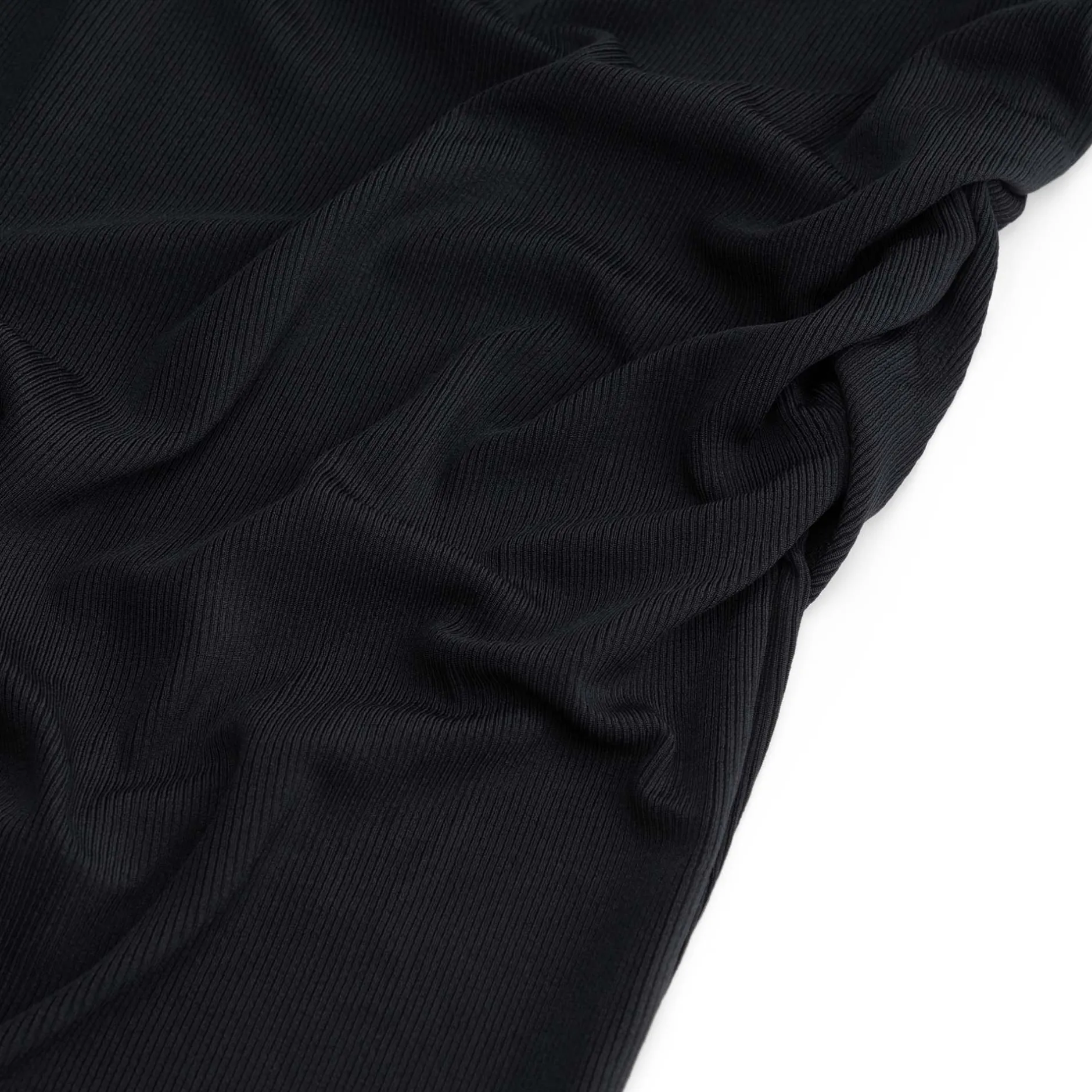 Basics|Jurken & Rokken*Prénatal zwangerschapsrok rib knielengte effen zwart Black