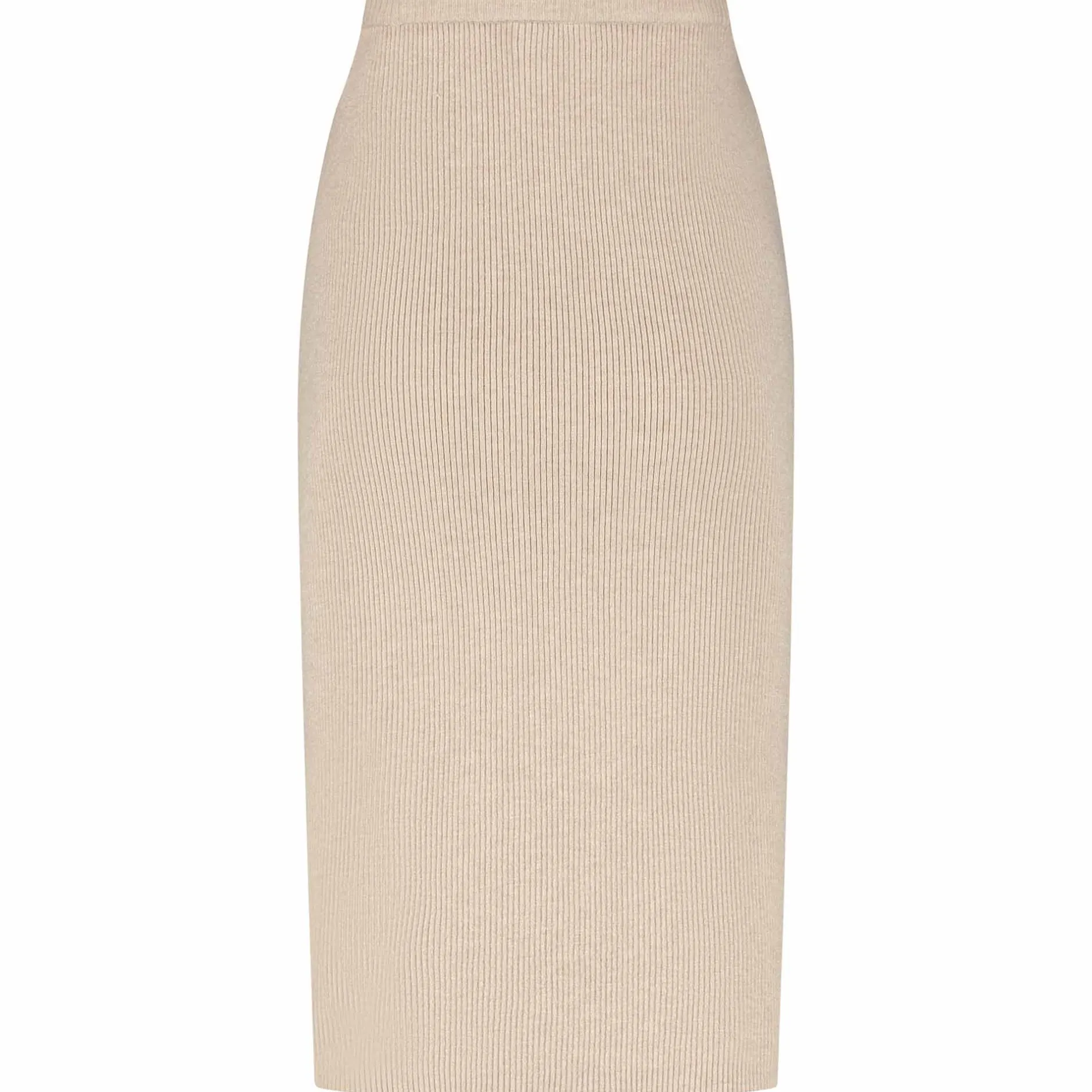 Jurken & Rokken*Prénatal zwangerschapsrok knielengte beige Light Brown Melange