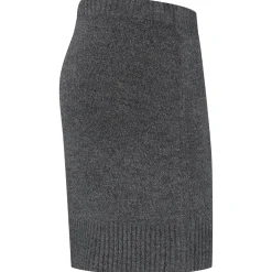Jurken & Rokken*Prénatal zwangerschapsrok kort effen grijs Dark Graphite Melang
