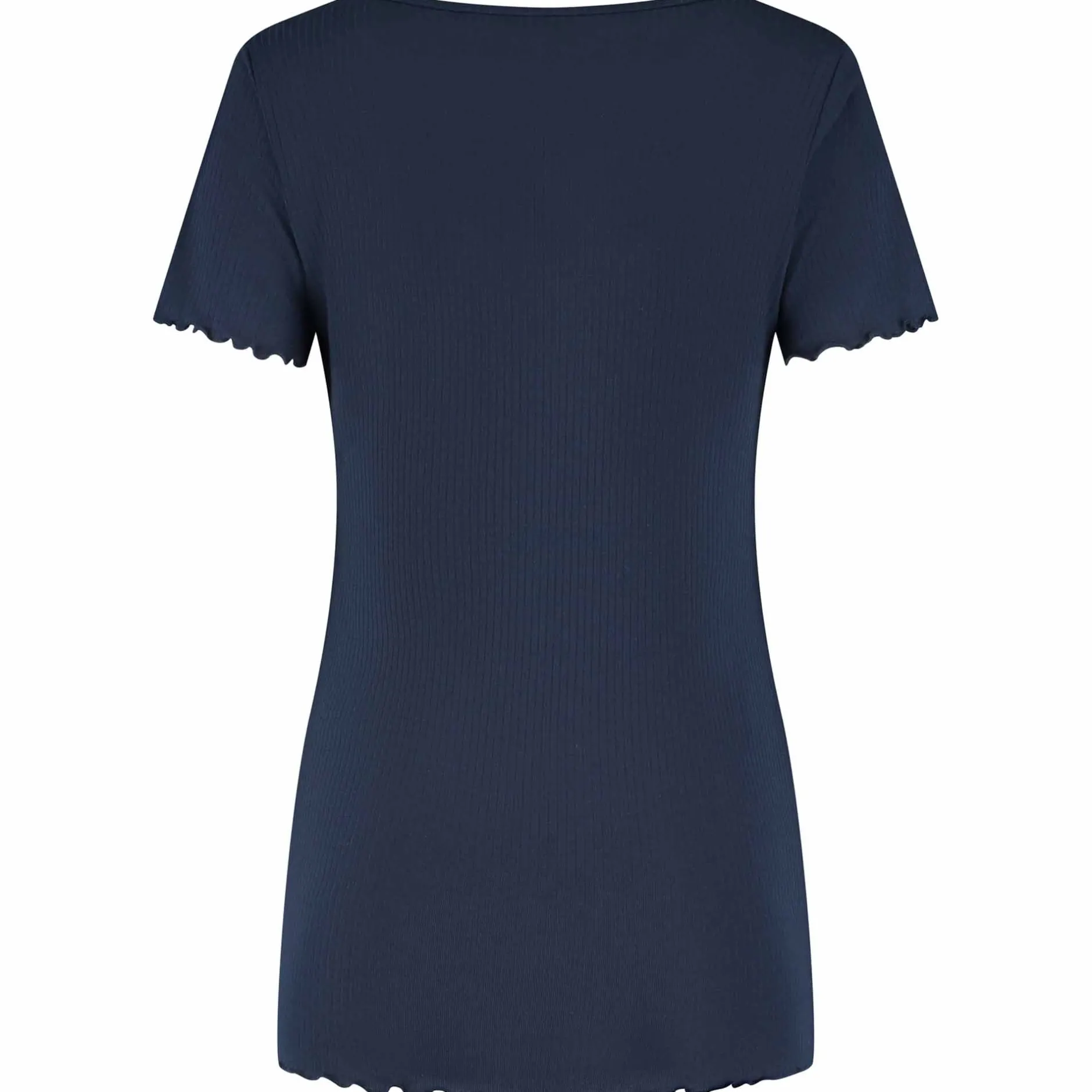Basics|Shirts & Tops*Prénatal zwangerschapsshirt korte mouwen effen blauw Dark Navy Blue