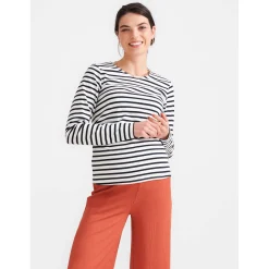 Shirts & Tops*Prénatal zwangerschapsshirt lange mouwen strepen zwart Black