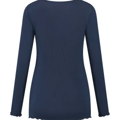 Basics|Shirts & Tops*Prénatal zwangerschapsshirt lange mouwen effen blauw Midnight Blue