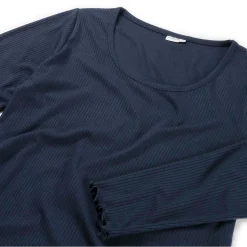 Basics|Shirts & Tops*Prénatal zwangerschapsshirt lange mouwen effen blauw Midnight Blue