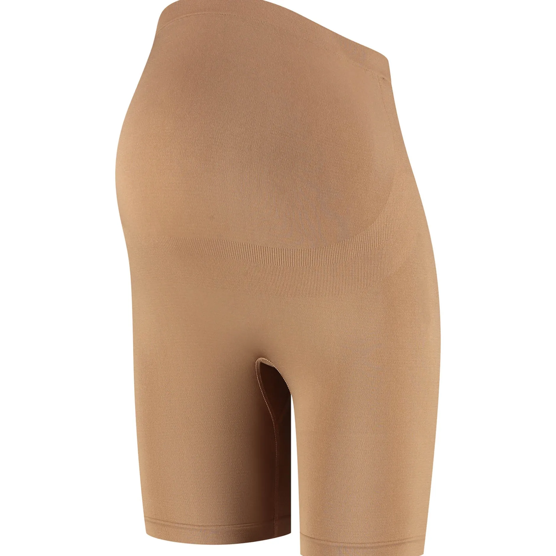 Slips*Prénatal zwangerschapsshort seamless lang effen bruin Taupebrown