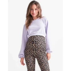 Complete Kledingsets|Truien & Vesten* Prénatal zwangerschapssweater & zwangerschapsbroek Light Purple