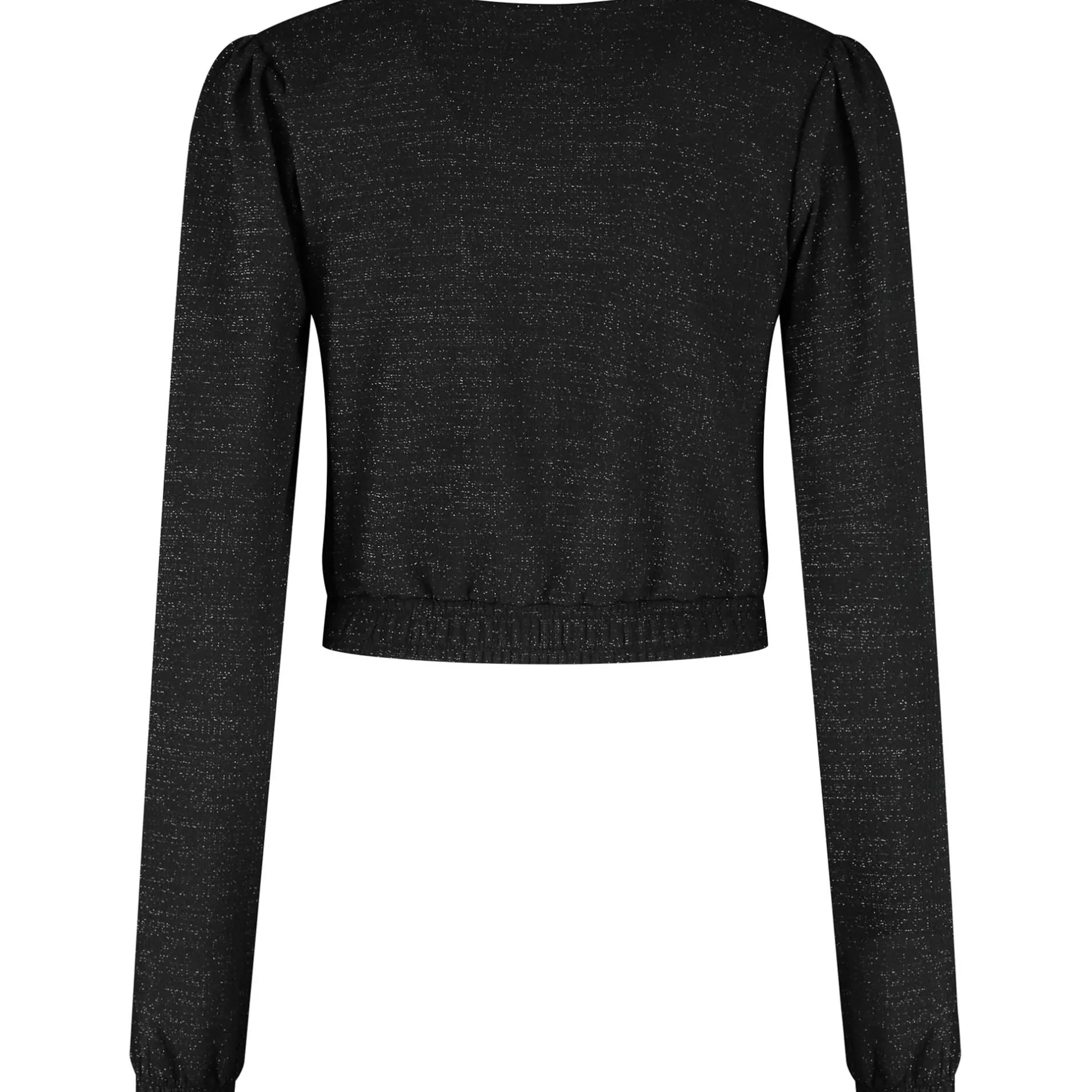 Voedingstops|Shirts & Tops*Prénatal zwangerschapstop lange mouwen effen zwart Black