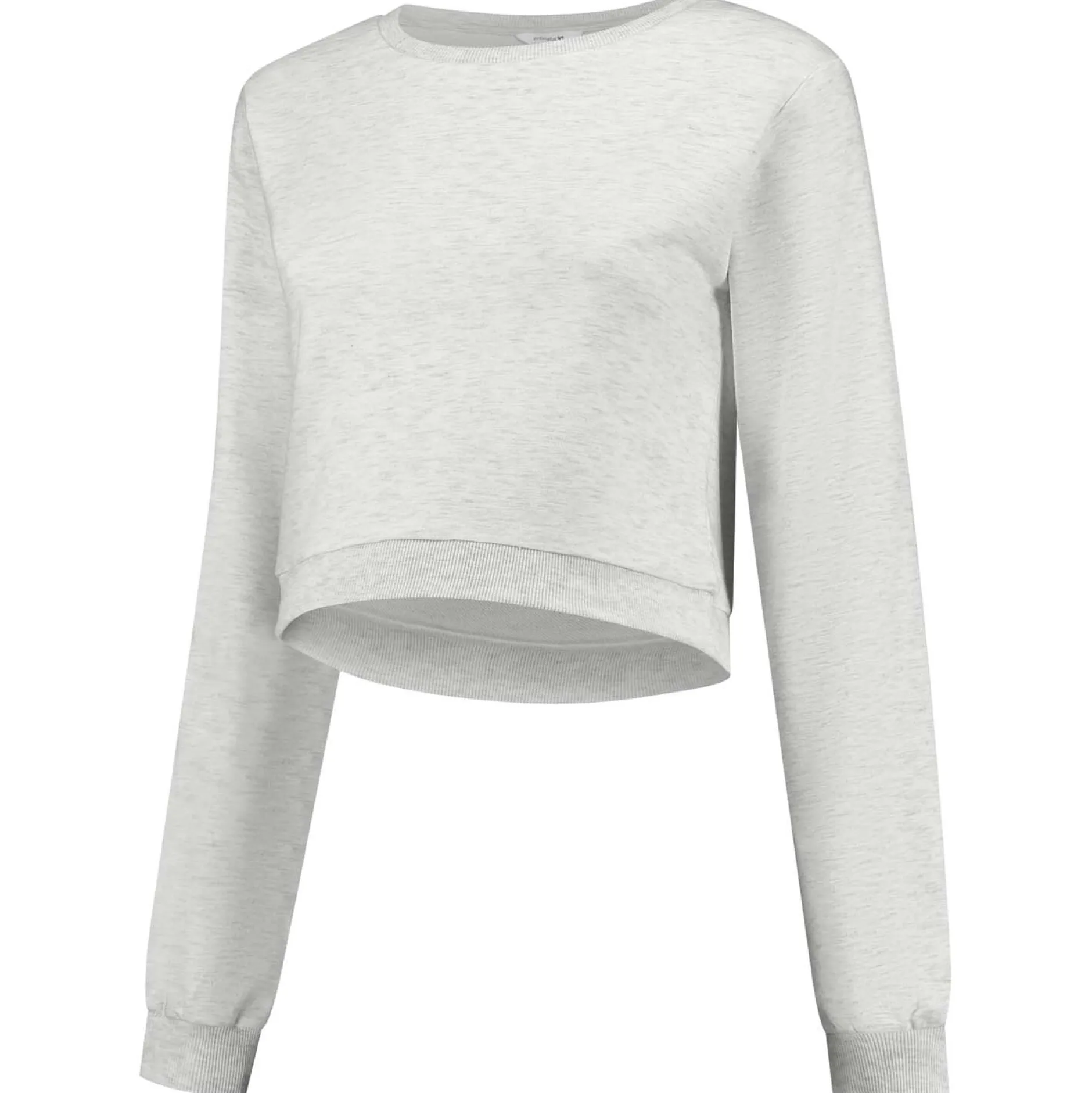 Truien & Vesten*Prénatal zwangerschapstop lange mouwen effen grijs Soft Grey Melange