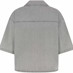 Shirts & Tops*Prénatal zwangerschapstop driekwart mouwen effen grijs Mid Grey Denim