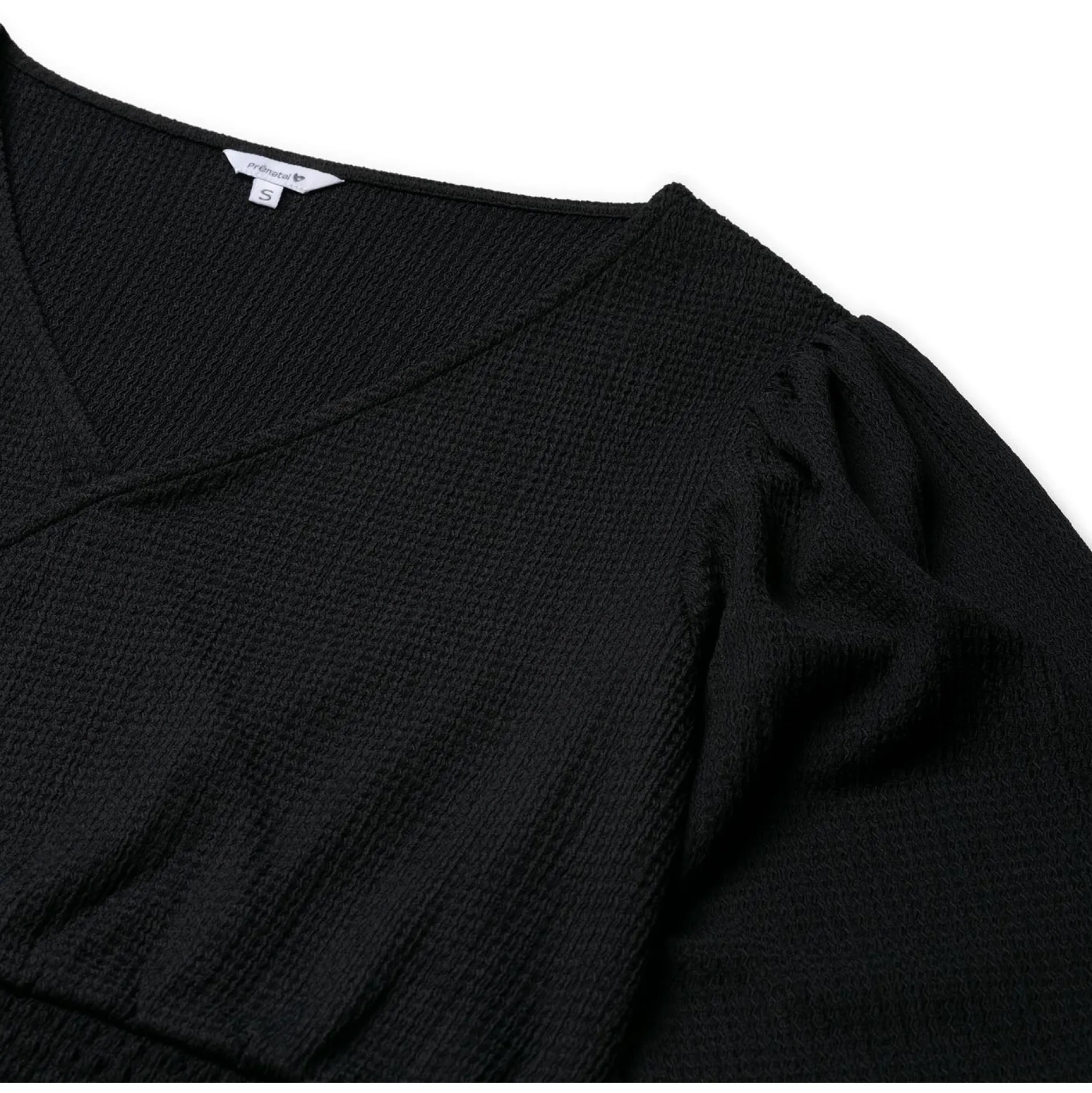Shirts & Tops*Prénatal zwangerschapstop lange mouwen effen zwart Black