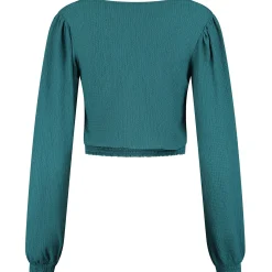 Complete Kledingsets|Shirts & Tops*Prénatal zwangerschapstop & broek turquoise Seagreen