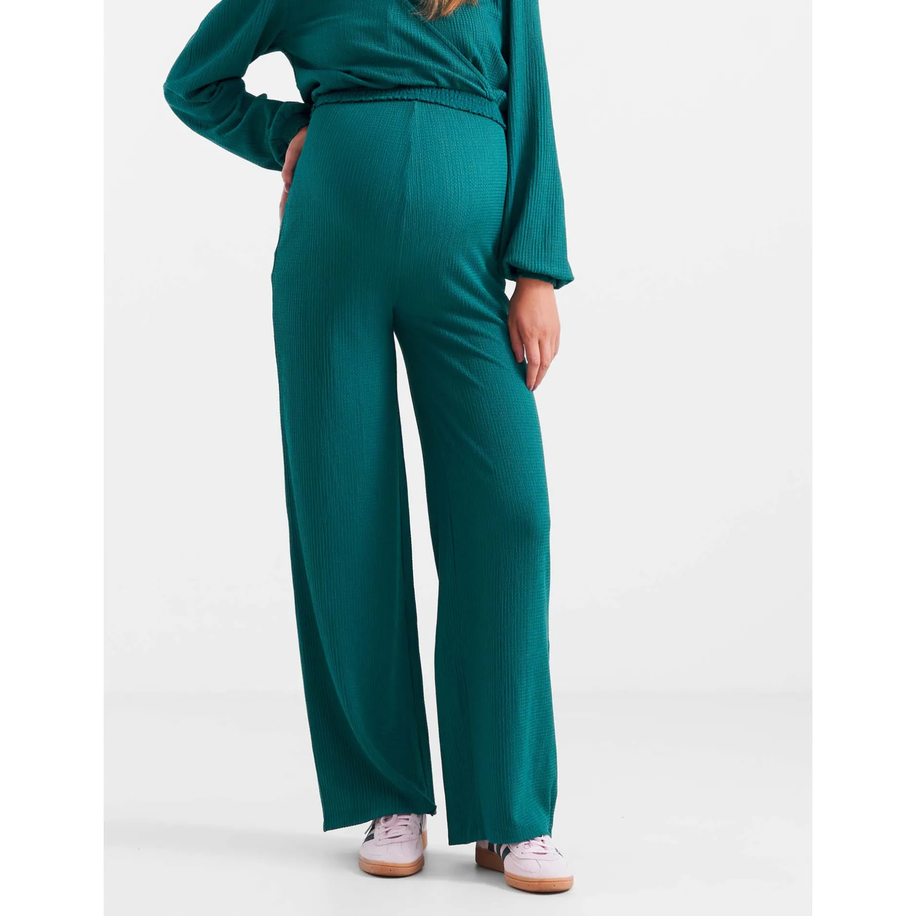 Complete Kledingsets|Shirts & Tops*Prénatal zwangerschapstop & broek turquoise Seagreen