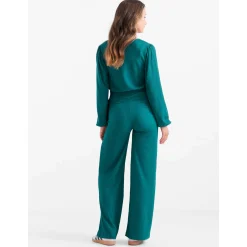 Complete Kledingsets|Shirts & Tops*Prénatal zwangerschapstop & broek turquoise Seagreen