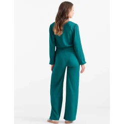 Complete Kledingsets|Shirts & Tops*Prénatal zwangerschapstop & broek turquoise Seagreen
