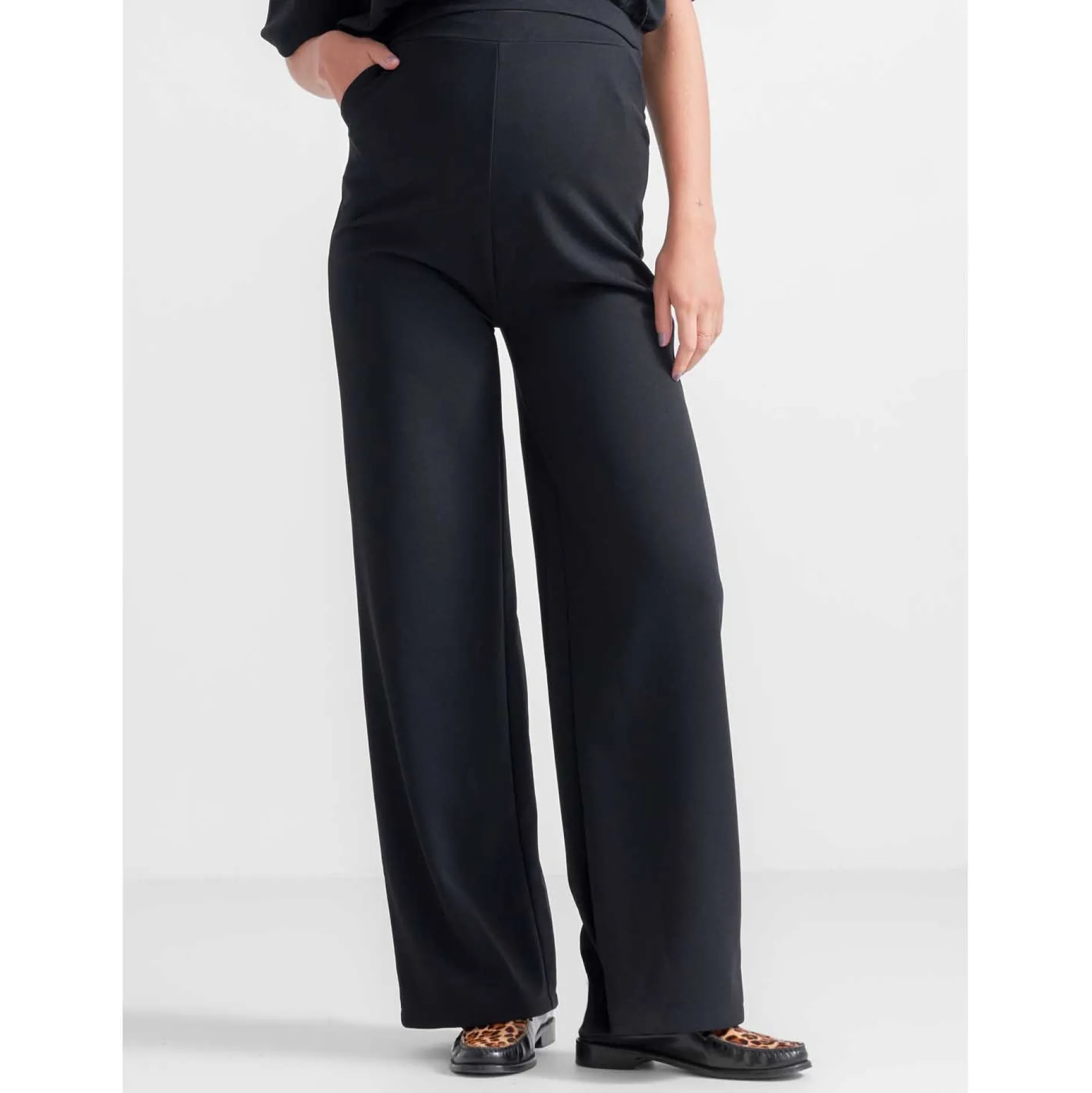 Complete Kledingsets|Shirts & Tops*Prénatal zwangerschapstop & zwangerschapsbroek Black