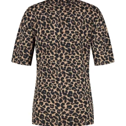 Shirts & Tops*Prénatal zwangerschapstop korte mouwen panterprint zwart Black