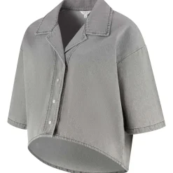 Truien & Vesten|Complete Kledingsets*Prénatal zwangerschapstop, shirt & broek Mid Grey Denim