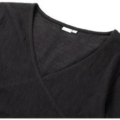 Shirts & Tops*Prénatal zwangerschapstop korte mouwen effen zwart Black