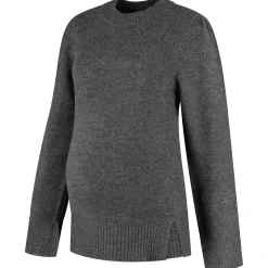 Complete Kledingsets|Truien & Vesten*Prénatal zwangerschapstrui & rok grijs Dark Graphite Melang