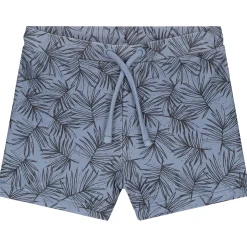 Zwembroeken|Zwemkleding*Prénatal zwemboxer bladeren bladeren blauw Dark Milky Blue