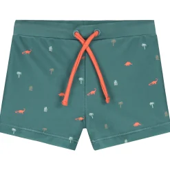 Zwembroeken|Zwemkleding*Prénatal zwemboxer dinosaurussen dierenprint groen Dark Green Blue