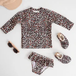 Zwemkleding|Zwemkleding*Prénatal zwembroek animal all over print beige Beigebrown