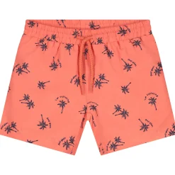 Zwembroeken|Zwemkleding*Prénatal zwemshort palmbomen all over print oranje Midorange