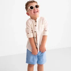Zwembroeken|Zwemkleding*Prénatal zwemshort uni  effen blauw Light Sky Blue