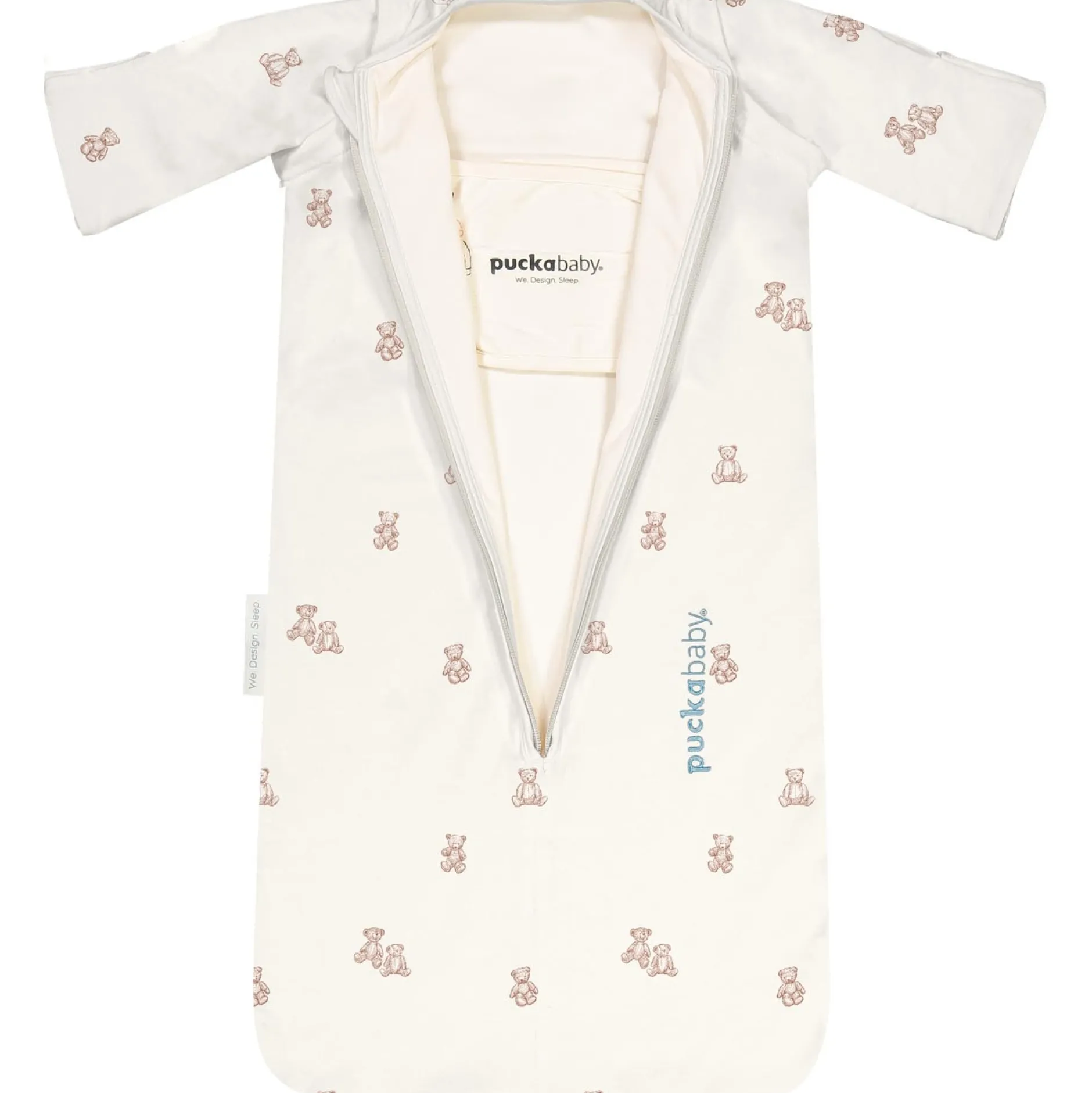 Inbakerdoeken & Inbakerslaapzakken*Puckababy newborn slaapzak Teddy Bears