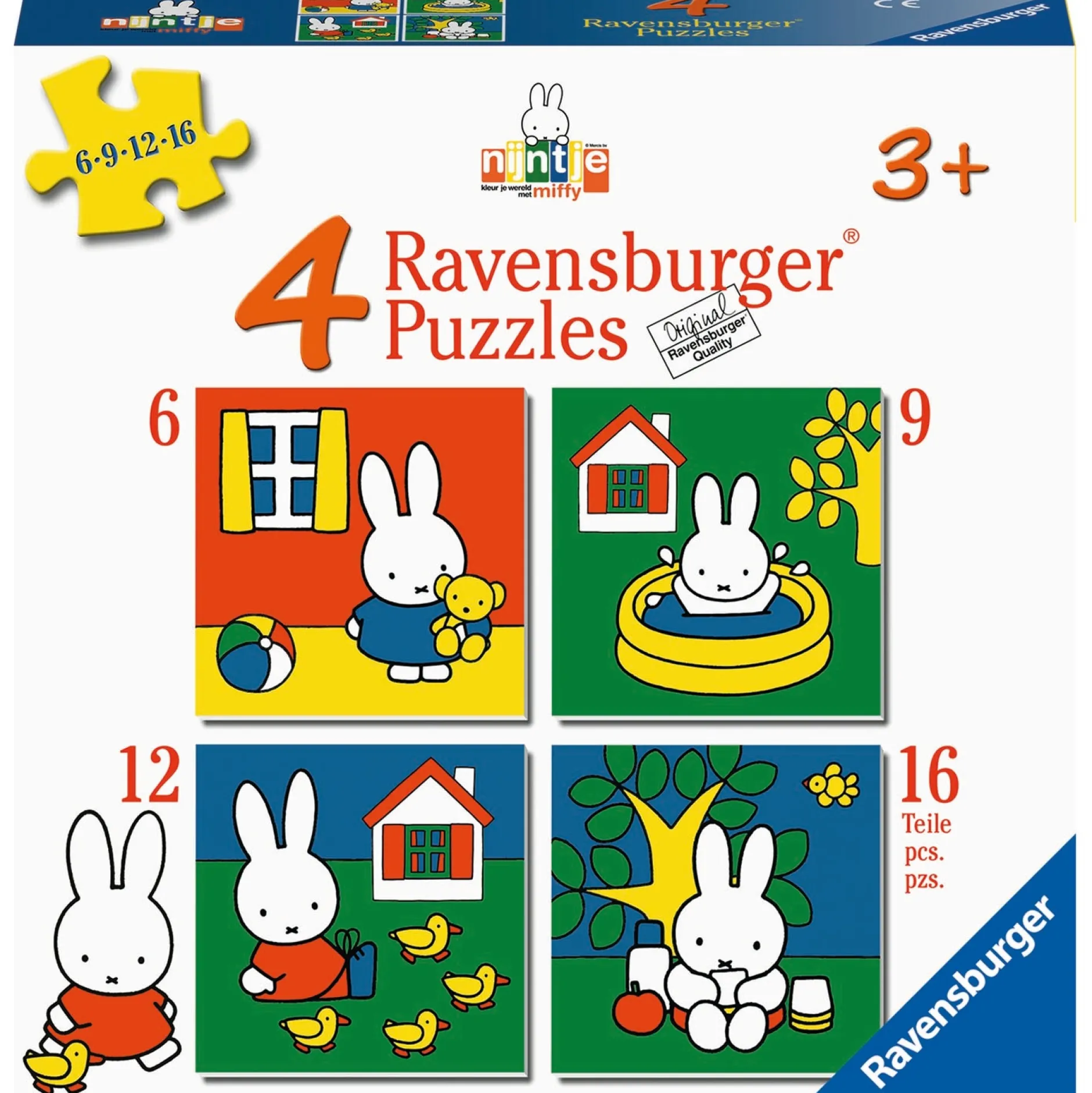 Puzzels*Nijntje Ravensburger Puzzel 6-16 stukjes Multi