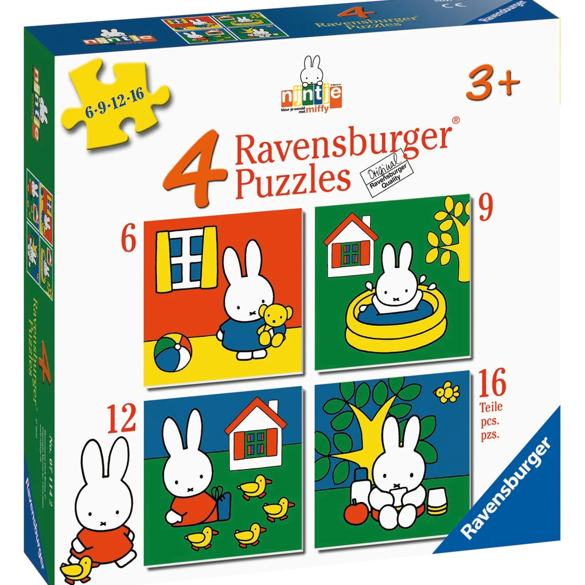 Puzzels*Nijntje Ravensburger Puzzel 6-16 stukjes Multi