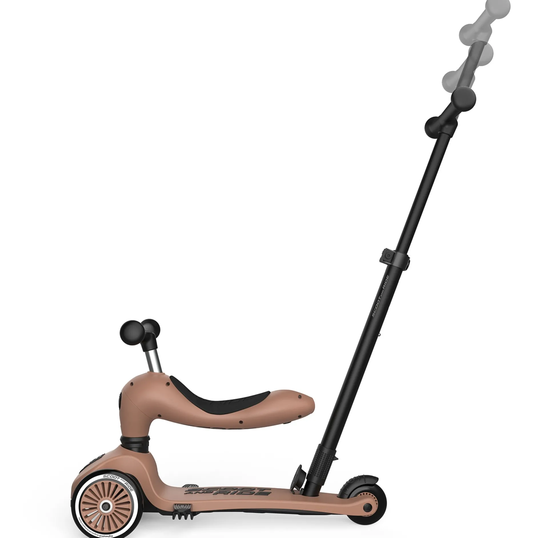 Loopfietsen & Loopwagens*Scoot & Ride Scoot and Ride High1 Push&Go Mocca