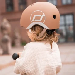 Loopfietsen & Loopwagens*Scoot & Ride Scoot and Ride kinderhelm XS Mocca