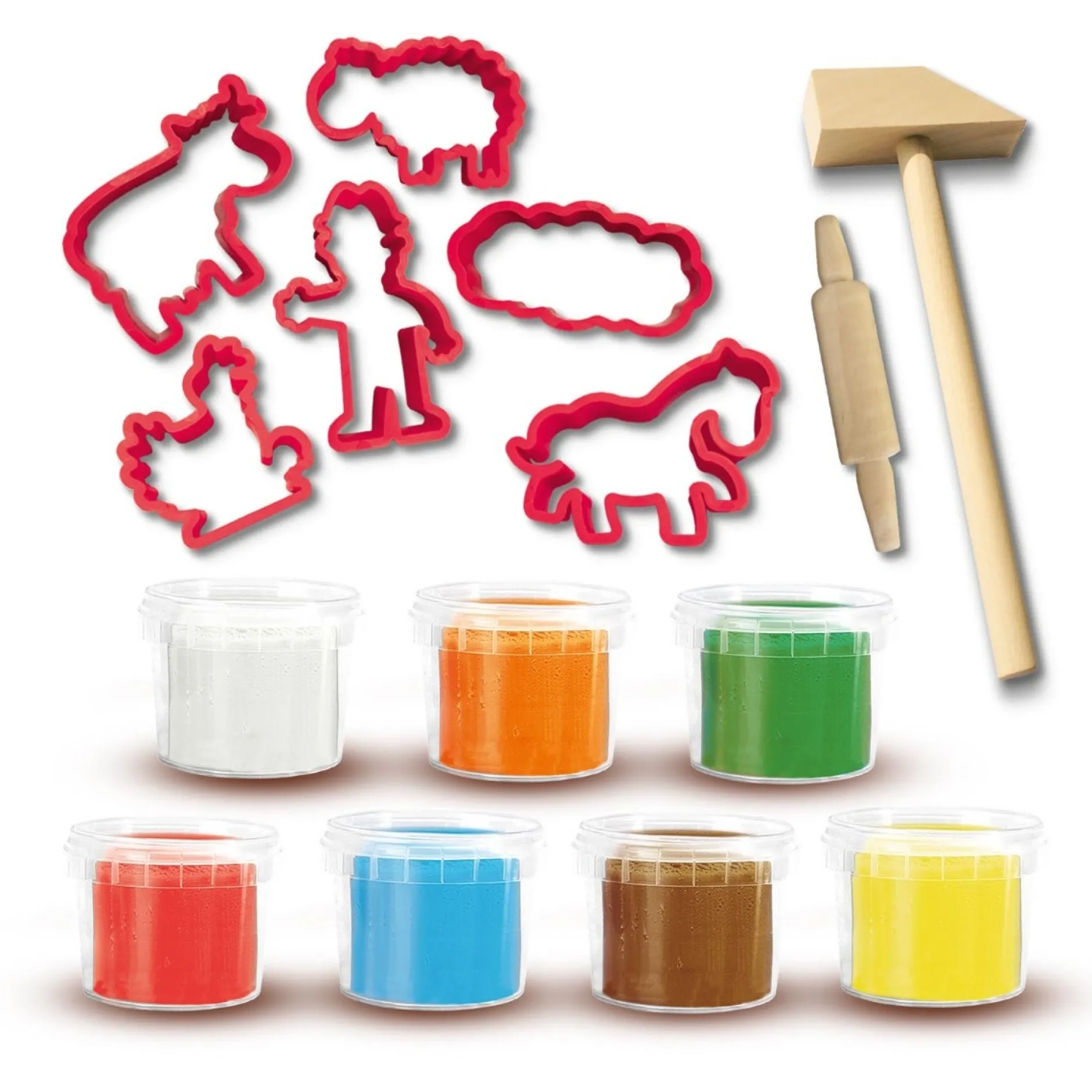 Tekenen|Puzzels & Spellen*SES My First - Klei mega set met tools Multi