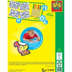 Tekenen|Puzzels & Spellen*SES My First - Stickers kleuren Multi