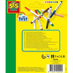 Puzzels & Spellen|Tekenen*SES My First babymarkers - 8 viltstiften Multi