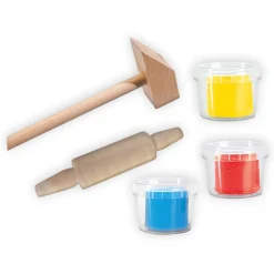 Tekenen|Puzzels & Spellen*SES My First klei met tools 3x 90 gram Multi