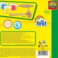 Tekenen|Puzzels & Spellen*SES My First klei met tools 3x 90 gram Multi