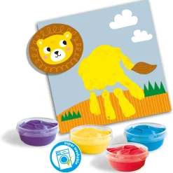 Tekenen|Puzzels & Spellen*SES My First vingerverf handafdruk dieren Multi