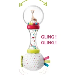 Kraamcadeaus|Feestartikelen*Sophie de Giraf rammelaar - zachte maracas Multi